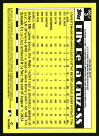 Elly De La Cruz #90CU-3 2025 Topps Chrome Update 1990 Topps Chrome