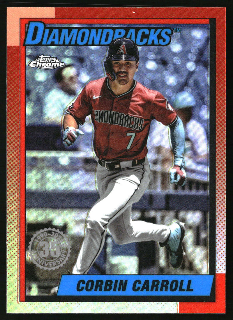 Corbin Carroll #90CU-12 2025 Topps Chrome Update 1990 Topps Chrome