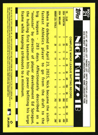Nick Kurtz #90CU-21 2025 Topps Chrome Update 1990 Topps Chrome