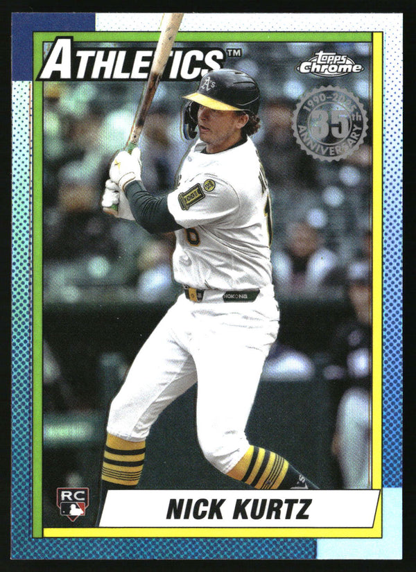Nick Kurtz #90CU-21 2025 Topps Chrome Update 1990 Topps Chrome
