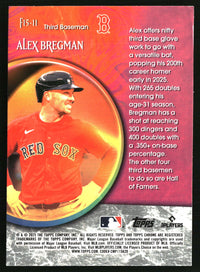 Alex Bregman #F15-11 2025 Topps Chrome Update Fortune 15
