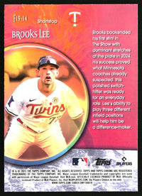 Brooks Lee #F15-14 2025 Topps Chrome Fortune 15