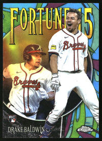 Drake Baldwin #F15-19 2025 Topps Chrome Update Fortune 15