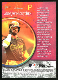 Andrew McCutchen #F15-17 2025 Topps Chrome Update Fortune 15