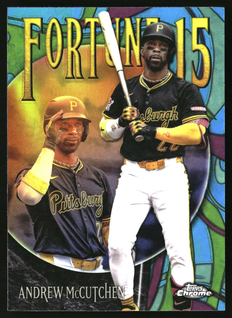 Andrew McCutchen #F15-17 2025 Topps Chrome Update Fortune 15