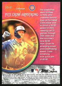 Pete Crow-Armstrong #F15-10 2025 Topps Chrome Update Fortune 15