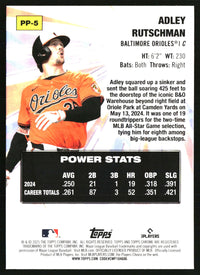 Adley Rutschman #PP-5 2025 Topps Chrome Power Players