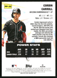 Corbin Carroll #PP-32 2025 Topps Chrome Update Power Players