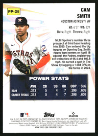 Cam Smith #PP-28 2025 Topps Chrome Update Power Players