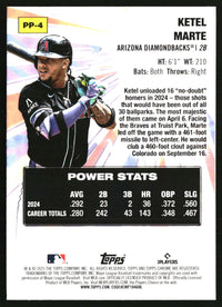 Ketel Marte #PP-4 2025 Topps Chrome Power Players