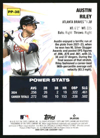 Austin Riley #PP-38 2025 Topps Chrome Update Power Players