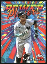 Aaron Judge #PP-1 2025 Topps Chrome Power Players