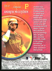 Andrew McCutchen #F15-17 2025 Topps Chrome Update Fortune 15