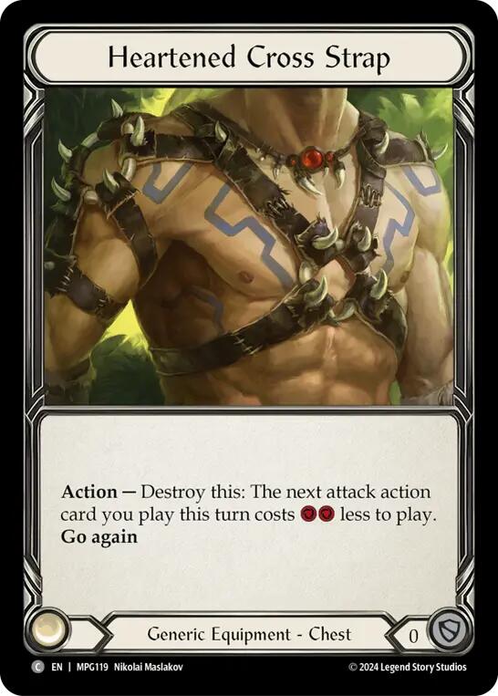 Heartened Cross Strap [MPG119] (Mastery Pack Guardian)