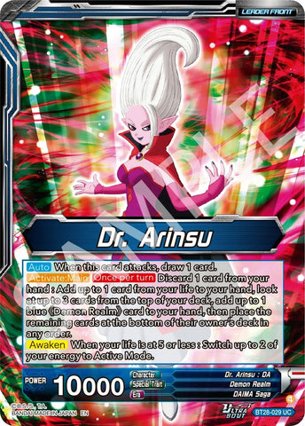 Dr. Arinsu // Dr. Arinsu, Concocting Schemes (BT28-029) [Prismatic Clash]