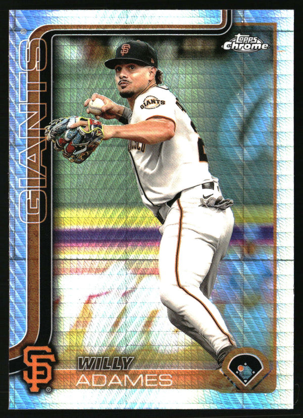 Willy Adames #282 2025 Topps Chrome Prism Refractors