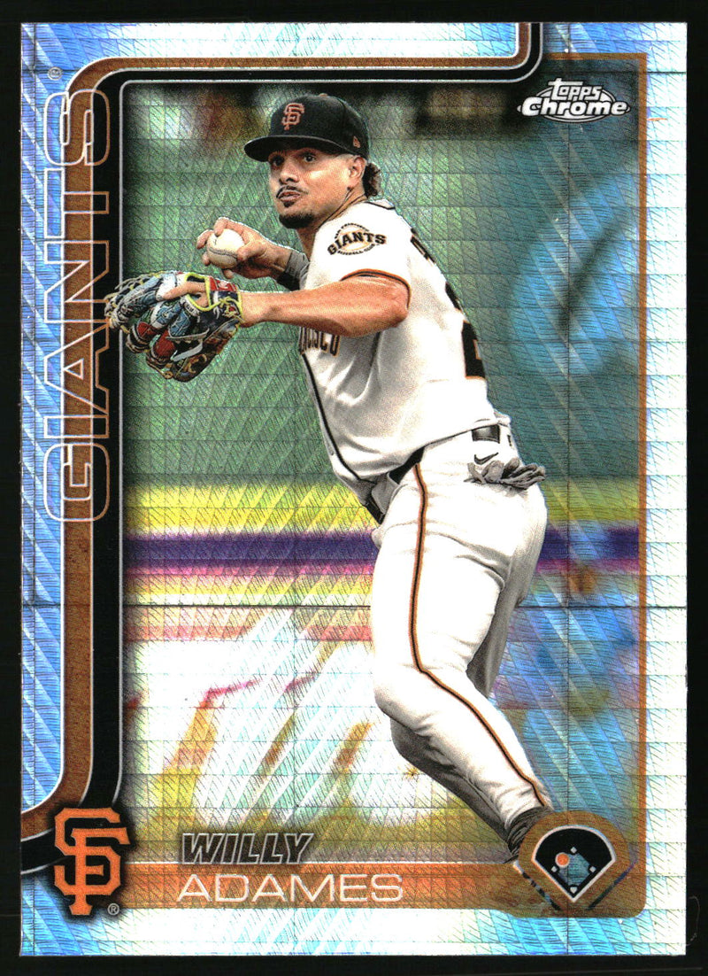 Willy Adames #282 2025 Topps Chrome Prism Refractors