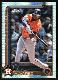 Yordan Alvarez #267 2025 Topps Chrome Prism Refractors