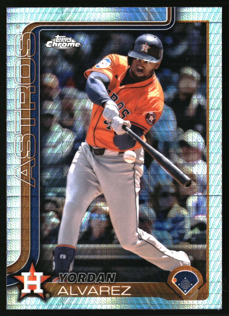 Yordan Alvarez #267 2025 Topps Chrome Prism Refractors