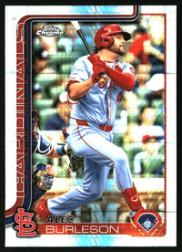 Alec Burleson #281 2025 Topps Chrome Prism Refractors