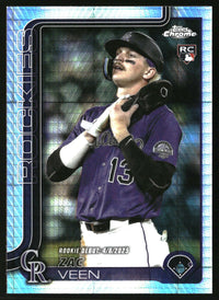 Zac Veen #USC186 2025 Topps Chrome Update Prism Refractors