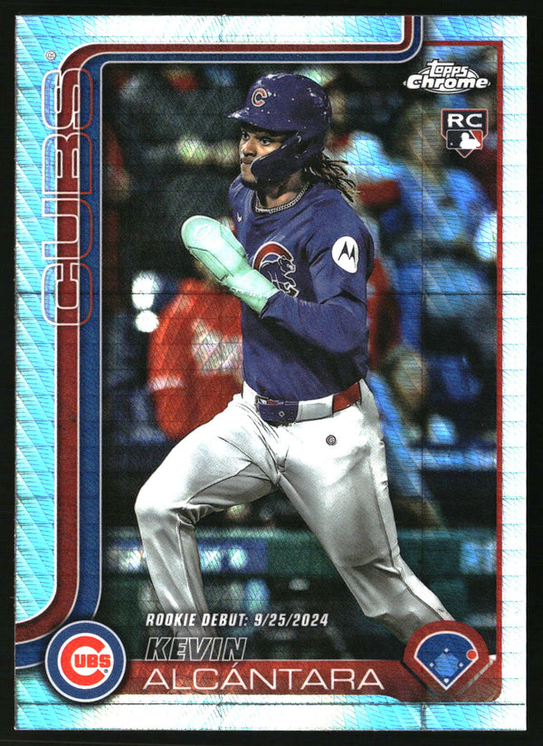 Kevin Alcántara #USC25 2025 Topps Chrome Update Prism Refractors