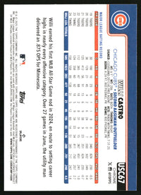 Willi Castro #USC67 2025 Topps Chrome Update Prism Refractors