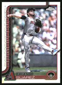 Eugenio Suárez #48 2025 Topps Chrome Refractors
