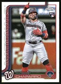 Andrés Chaparro #187 2025 Topps Chrome Refractors