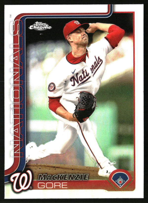 MacKenzie Gore #160 2025 Topps Chrome Refractors