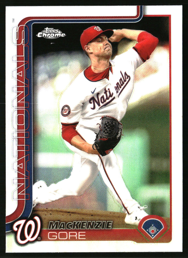 MacKenzie Gore #160 2025 Topps Chrome Refractors
