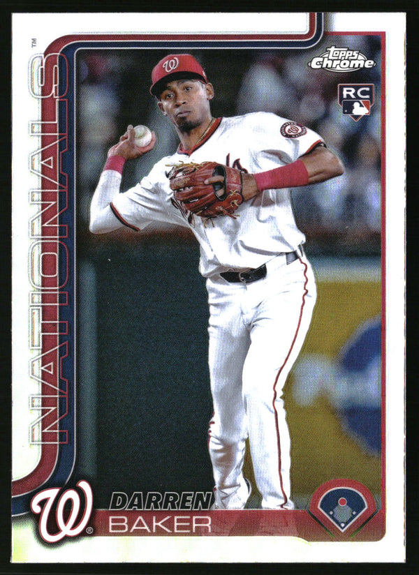 Darren Baker #231 2025 Topps Chrome Refractors