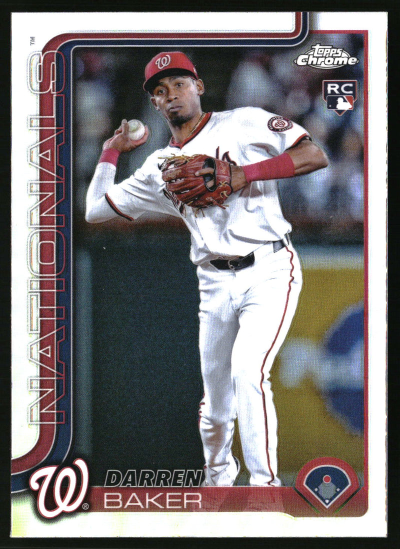 Darren Baker #231 2025 Topps Chrome Refractors