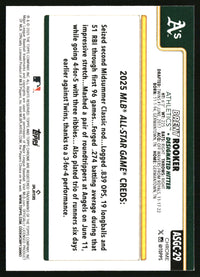 Brent Rooker #ASGC-29 2025 Topps Chrome Update 2025 All-Star Game