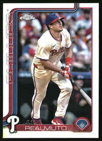 J.T. Realmuto #2 2025 Topps Chrome Refractors