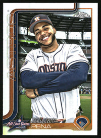 Jeremy Peña #ASGC-24 2025 Topps Chrome Update 2025 All-Star Game