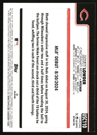Rhett Lowder #USC110 2025 Topps Chrome Update Refractors