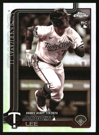 Brooks Lee #USC6 2025 Topps Chrome Update Sepia Refractors