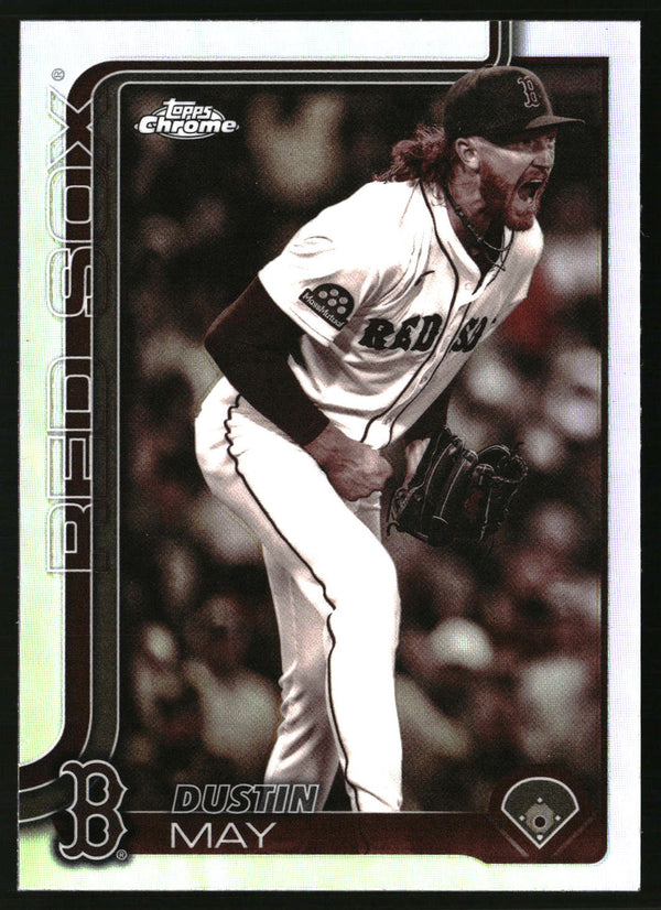 Dustin May #USC80b 2025 Topps Chrome Update Sepia Refractors