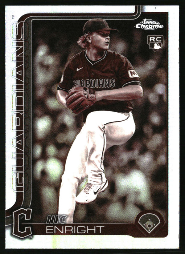 Nic Enright #USC103 2025 Topps Chrome Update Sepia Refractors