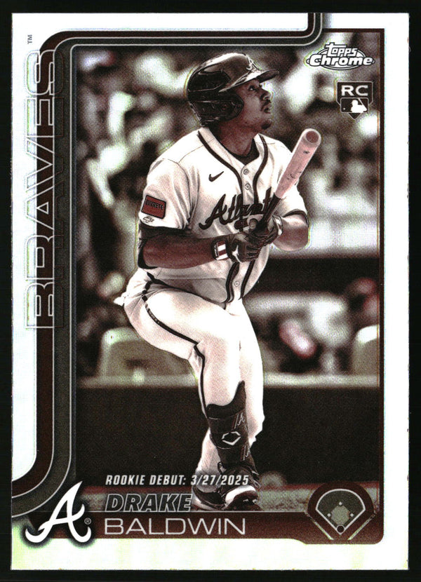 Drake Baldwin #USC88 2025 Topps Chrome Update Sepia Refractors