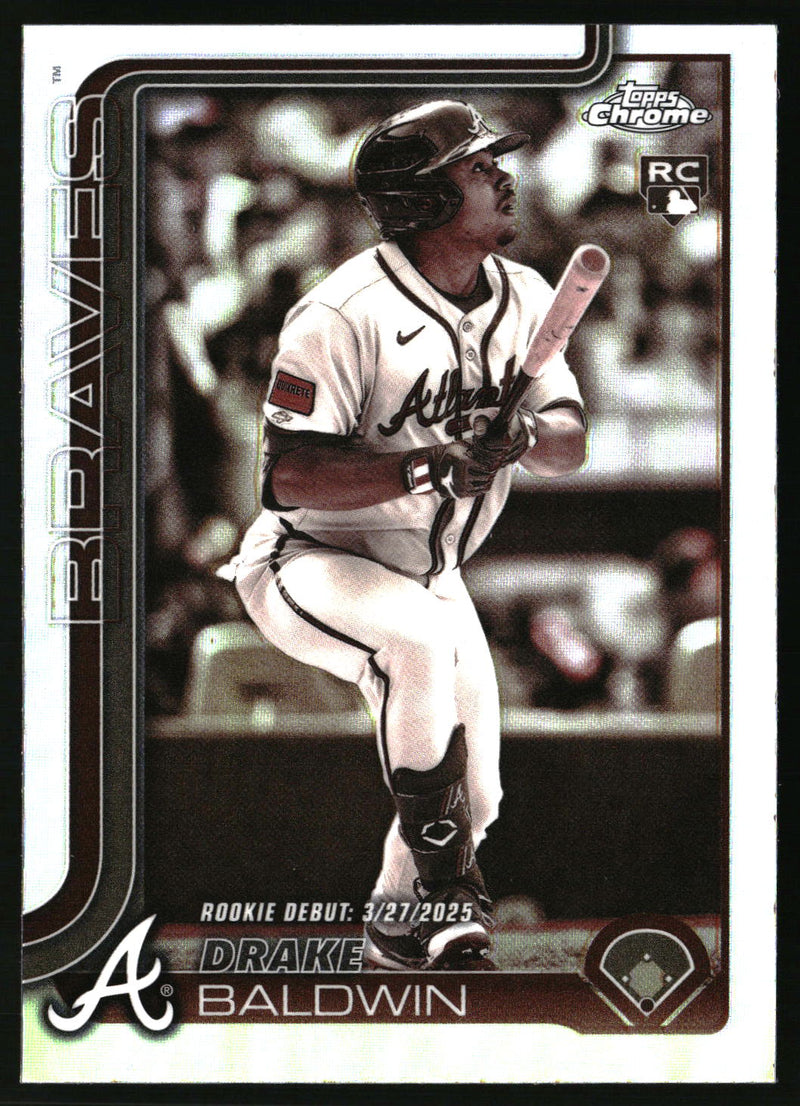Drake Baldwin #USC88 2025 Topps Chrome Update Sepia Refractors