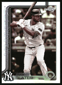 Austin Slater #USC137 2025 Topps Chrome Update Sepia Refractors