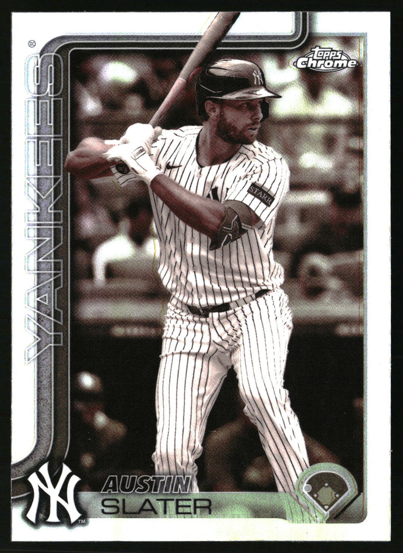 Austin Slater #USC137 2025 Topps Chrome Update Sepia Refractors