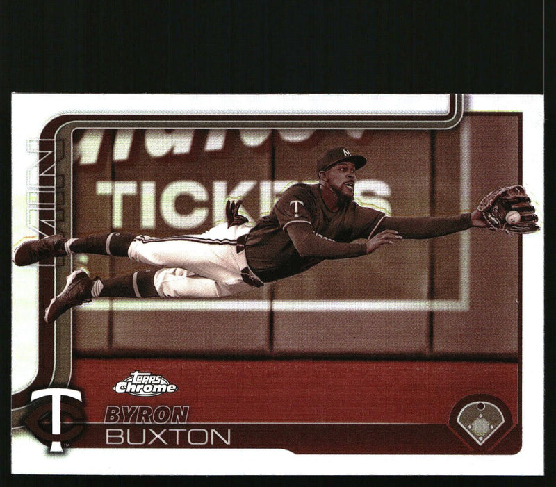 Byron Buxton #172 2025 Topps Chrome Sepia Refractors