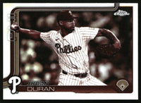 Jhoan Duran #USC120 2025 Topps Chrome Update Sepia Refractors