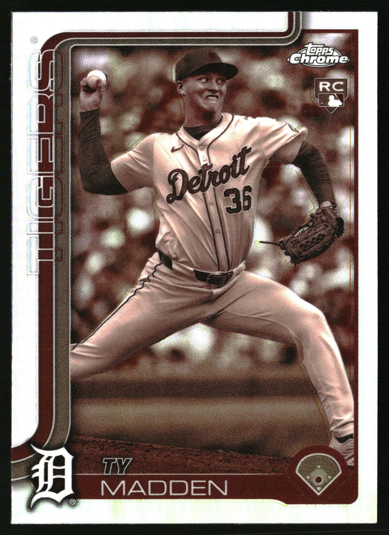 Ty Madden #285 2025 Topps Chrome Sepia Refractors