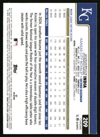 Jonathan India #209 2025 Topps Chrome Sepia Refractors