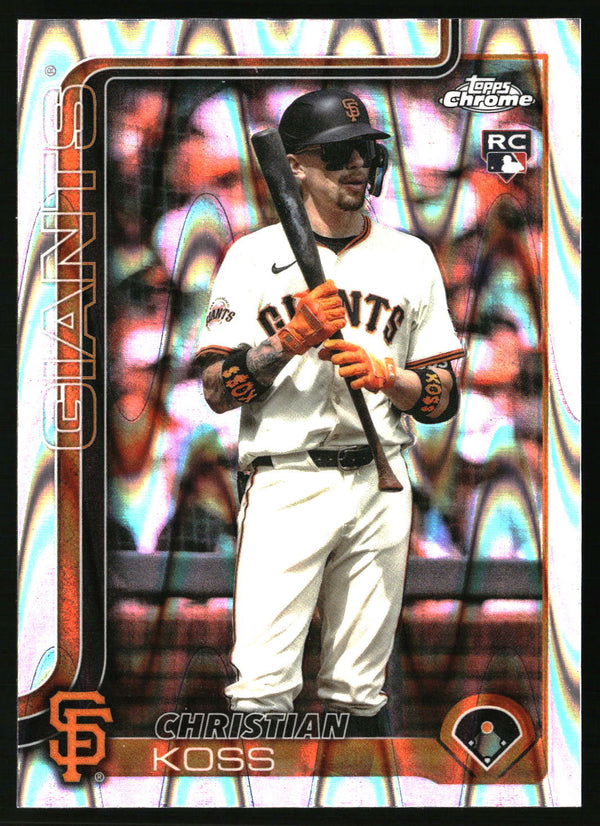 Christian Koss #USC26 2025 Topps Chrome Update RayWave Refractor