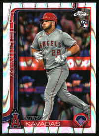 Niko Kavadas #20 2025 Topps Chrome RayWave Refractors